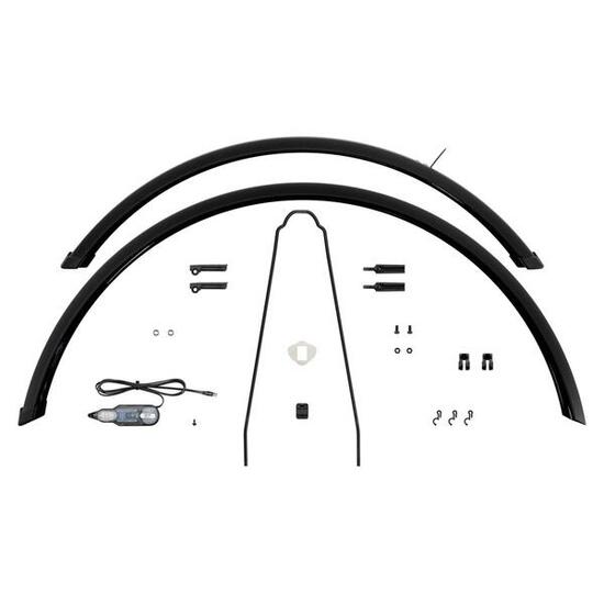 Winora Schutzblechset eFLITZER Schutzblech, Streben, Clips, Rücklicht