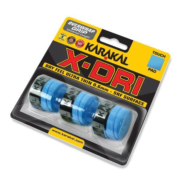 Karakal X Dri Overwrap Grip X 3 Blu 1/1