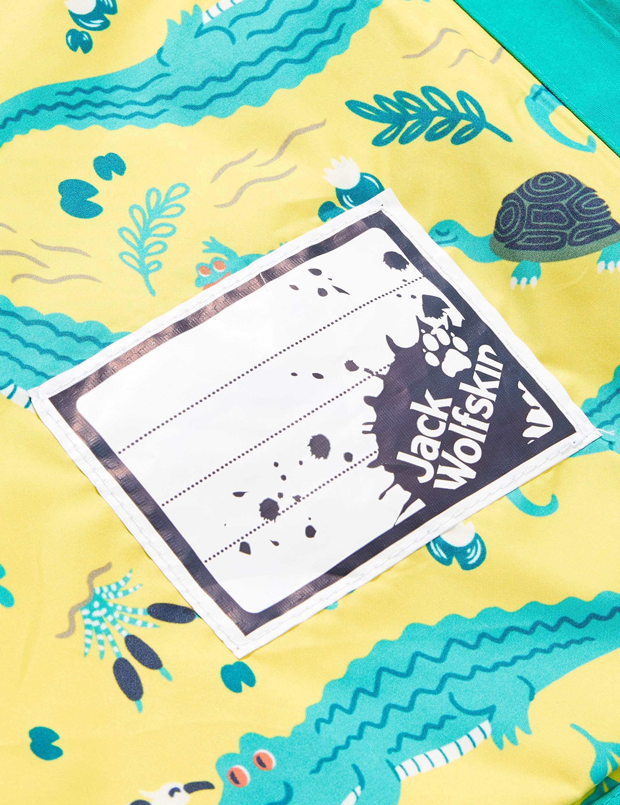 Giacca da Ragazzo Jack Wolfskin Hidden Falls in Verde Oceano, Taglia 164 3/4