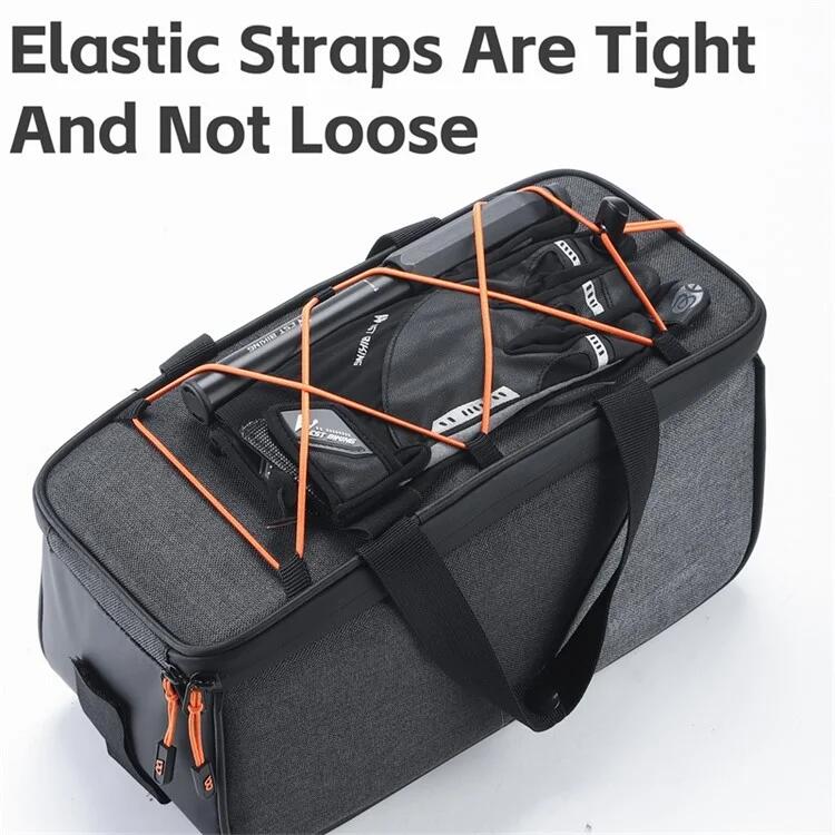 Bolsa para portaequipaje trasero de bicicleta 5/7