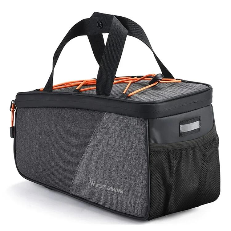 Bolsa para porta-bagagens traseiro de bicicleta