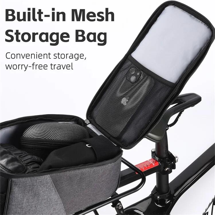 Bolsa para portaequipaje trasero de bicicleta 3/7