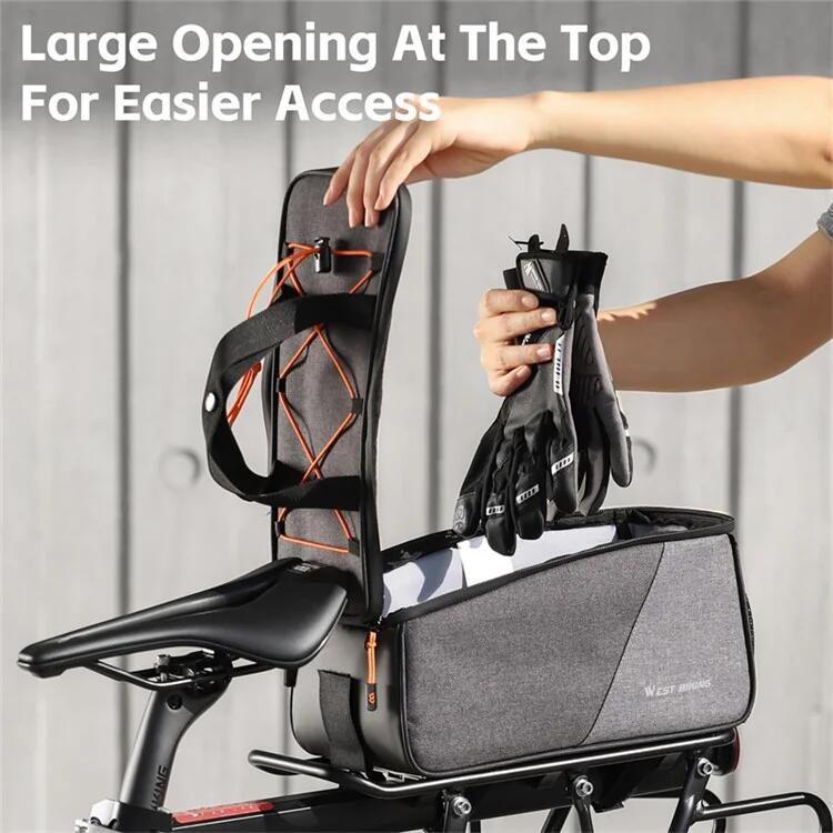 Bolsa para portaequipaje trasero de bicicleta 2/7