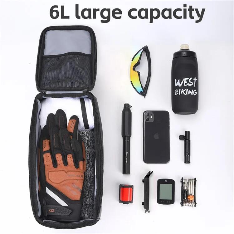 Bolsa para portaequipaje trasero de bicicleta 6/7