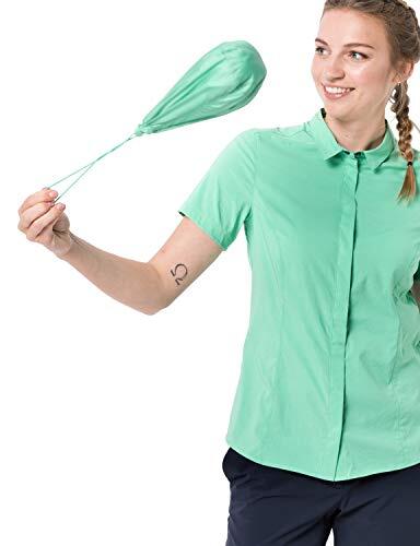 Canotta da Donna JWP Top W di Jack Wolfskin - Asciugatura Rapida, Verde Pacifi 2/3