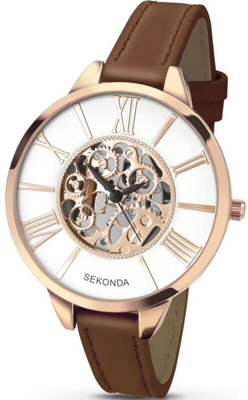 Sekonda Dameshorloge Skeleton Dial - Elegant & Uniek Design 1/5