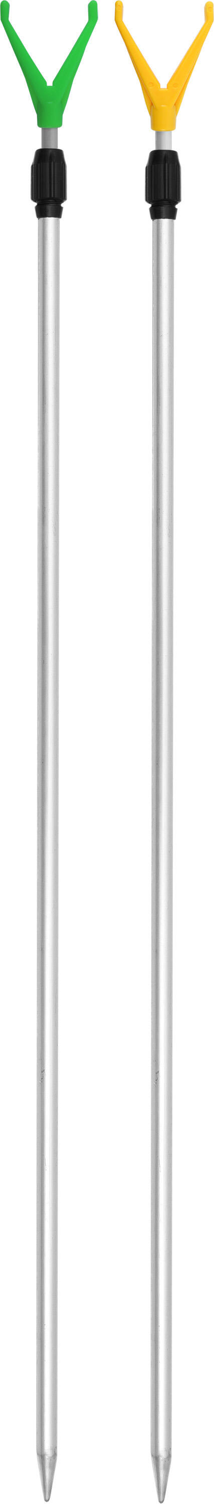 STORFISK FISHING & MORE 2 x Teleskop Rutenhalter V-Form Set Mehrfarbig 73 - 130 cm