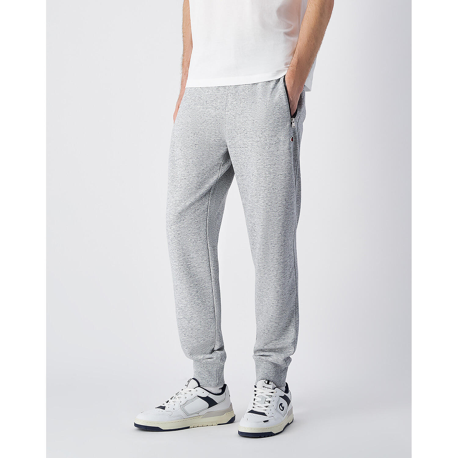 Pantalone da tuta Champion Rib Cuff 220804 grigio chiaro - Uomo 2/4