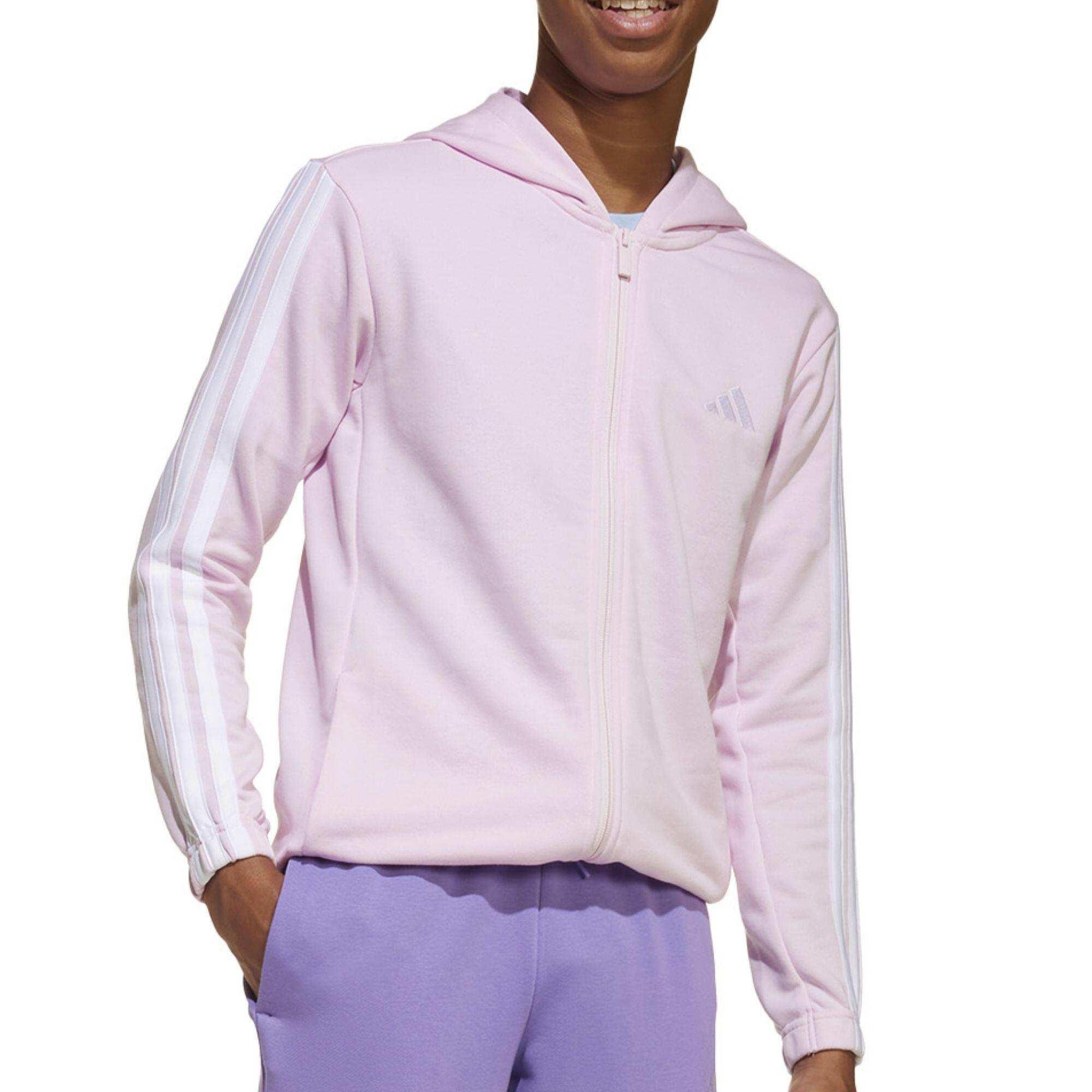Tuta ragazza adidas performance essentials - rosa/viola 5/5