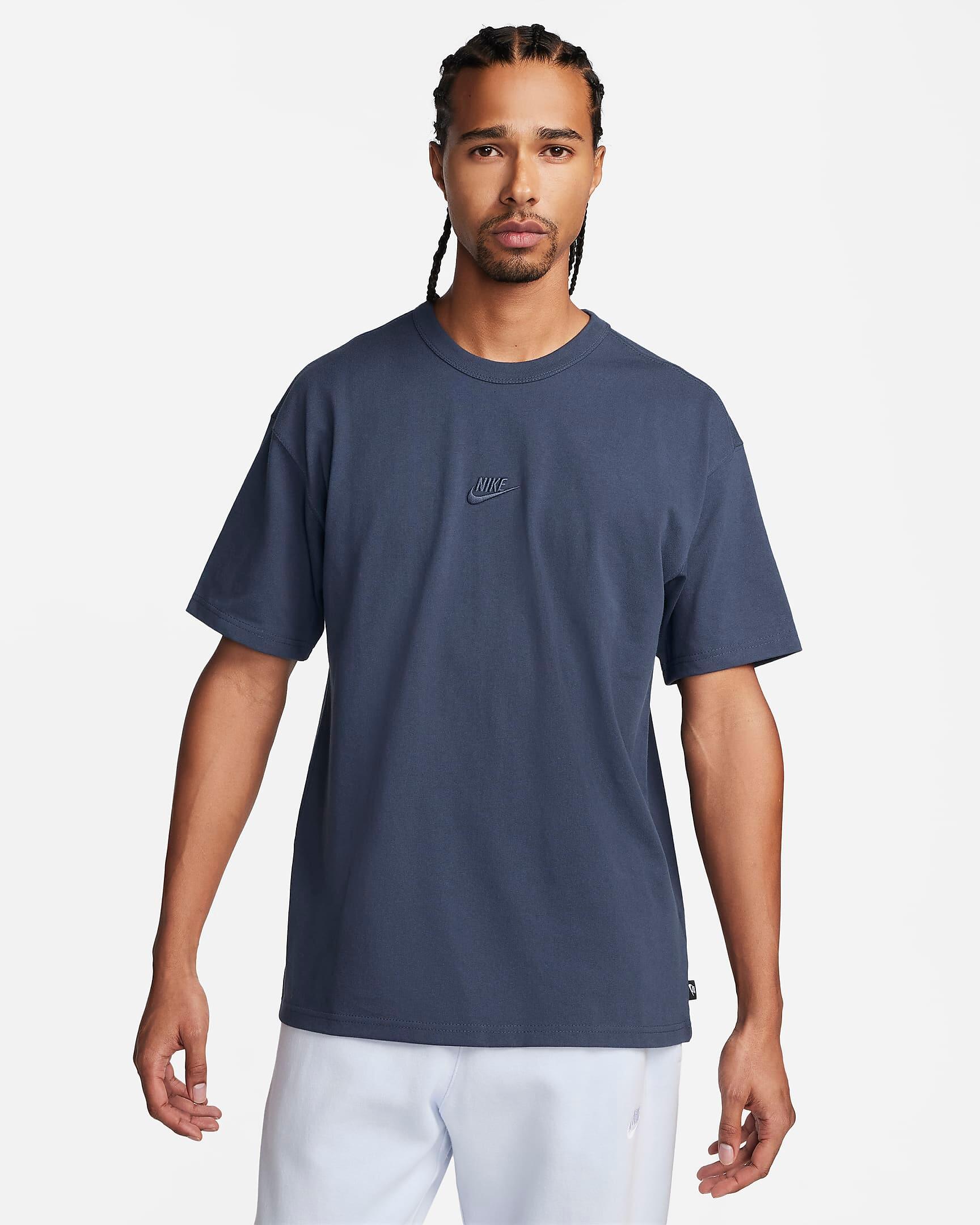 Nike - T-shirt Bleu DO7392-437 1/4