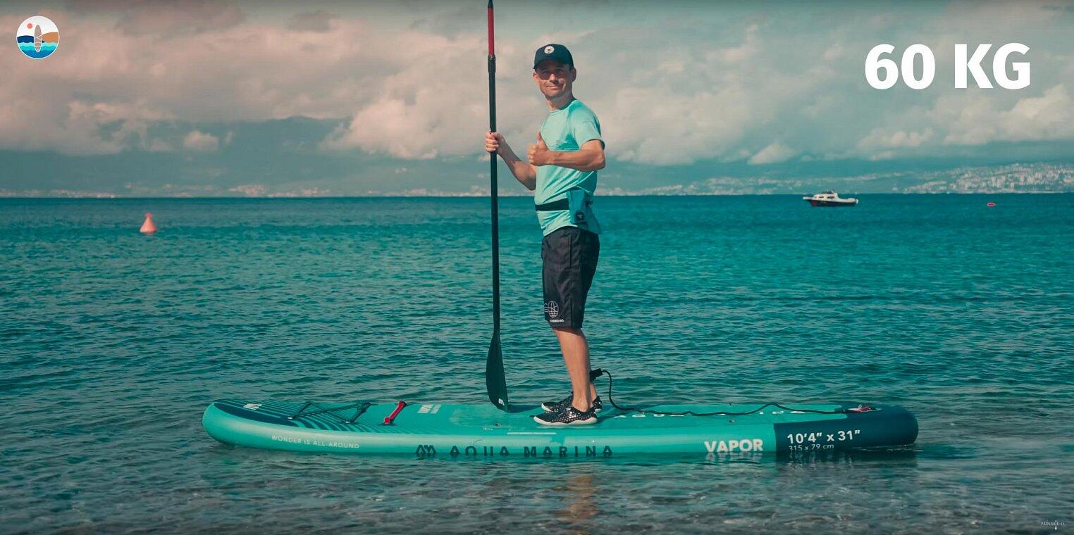 Set  Kayak SUP Aqua Marina Vapor 10'4 - SUP Gonfiabile 3/7