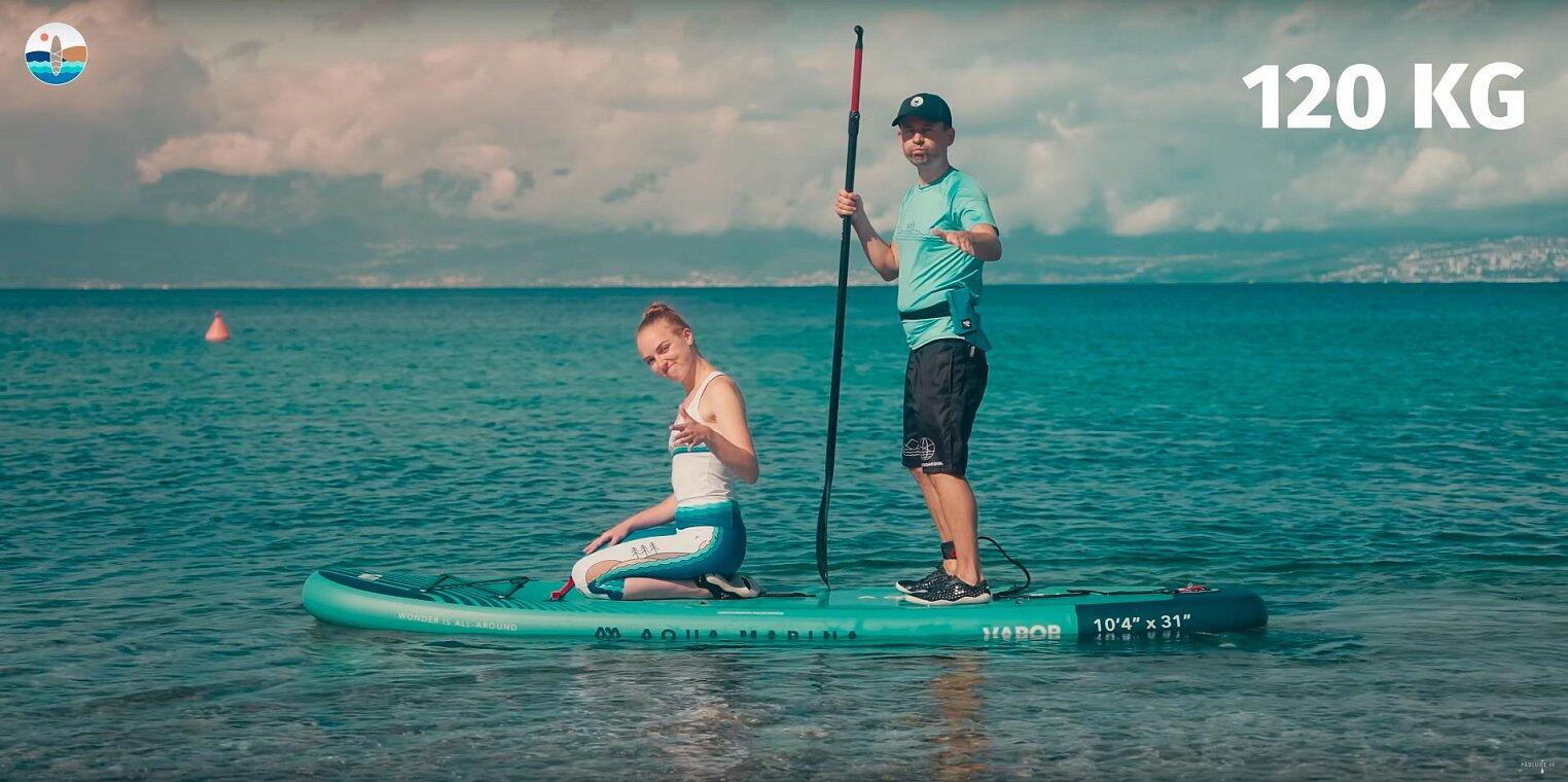 Set  Kayak SUP Aqua Marina Vapor 10'4 - SUP Gonfiabile 4/7
