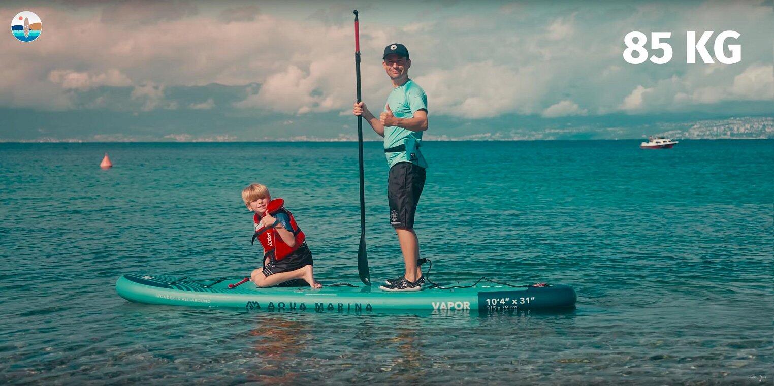 Set  Kayak SUP Aqua Marina Vapor 10'4 - SUP Gonfiabile 2/7