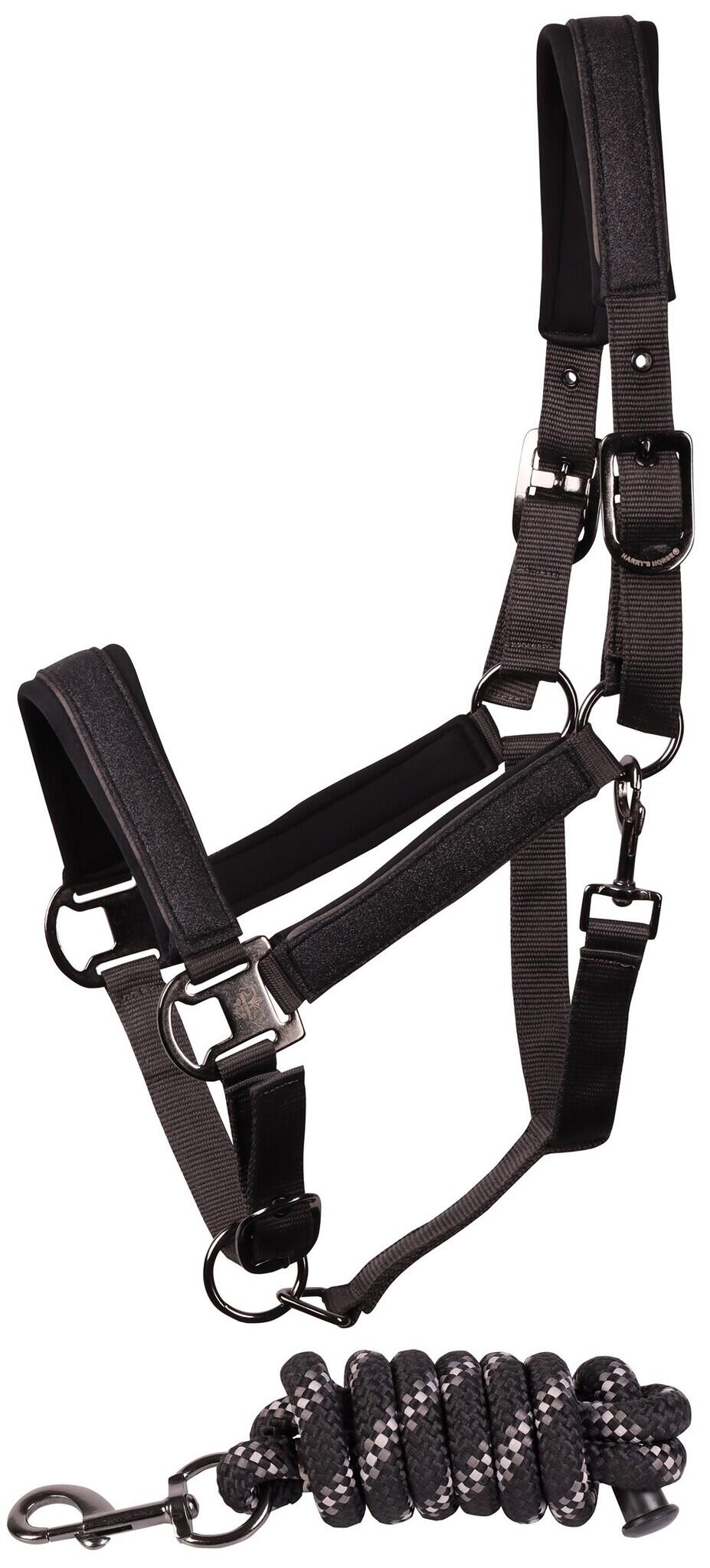 HARRYS HORSE Harry's Horse Halsterset Denici Cavalli Shadow - Black Sand (Full)