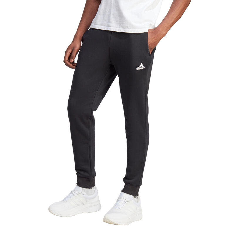 Pantalon Essentials Fleece Tapered Cuffed Noir - IB4023