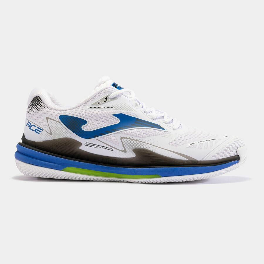 Joma - Chaussures De Padel Joma Ace Homme Blanc/bleu Mesh Respirant - Baskets - Blanc|bleu - 42 - Decathlon
