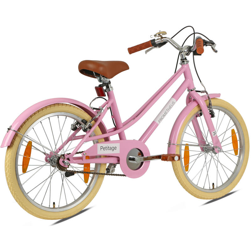 Vélo enfant 20 pouces dès 6 - 7 ans – Rétro/Vintage, frein V-Brake & béquille