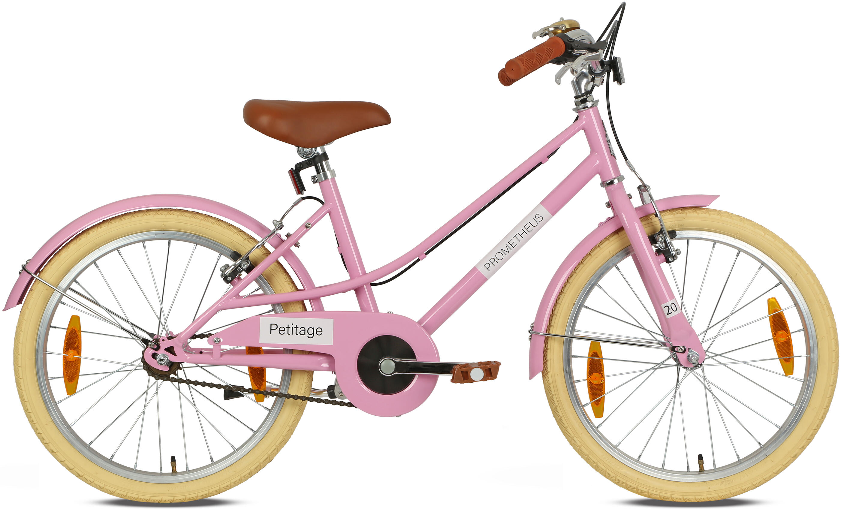 Rower dziecięcy 20 cali od 6 lat retro Różowy – PETITAGE