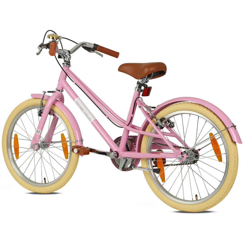 Vélo enfant 20 pouces dès 6 - 7 ans – Rétro/Vintage, frein V-Brake & béquille