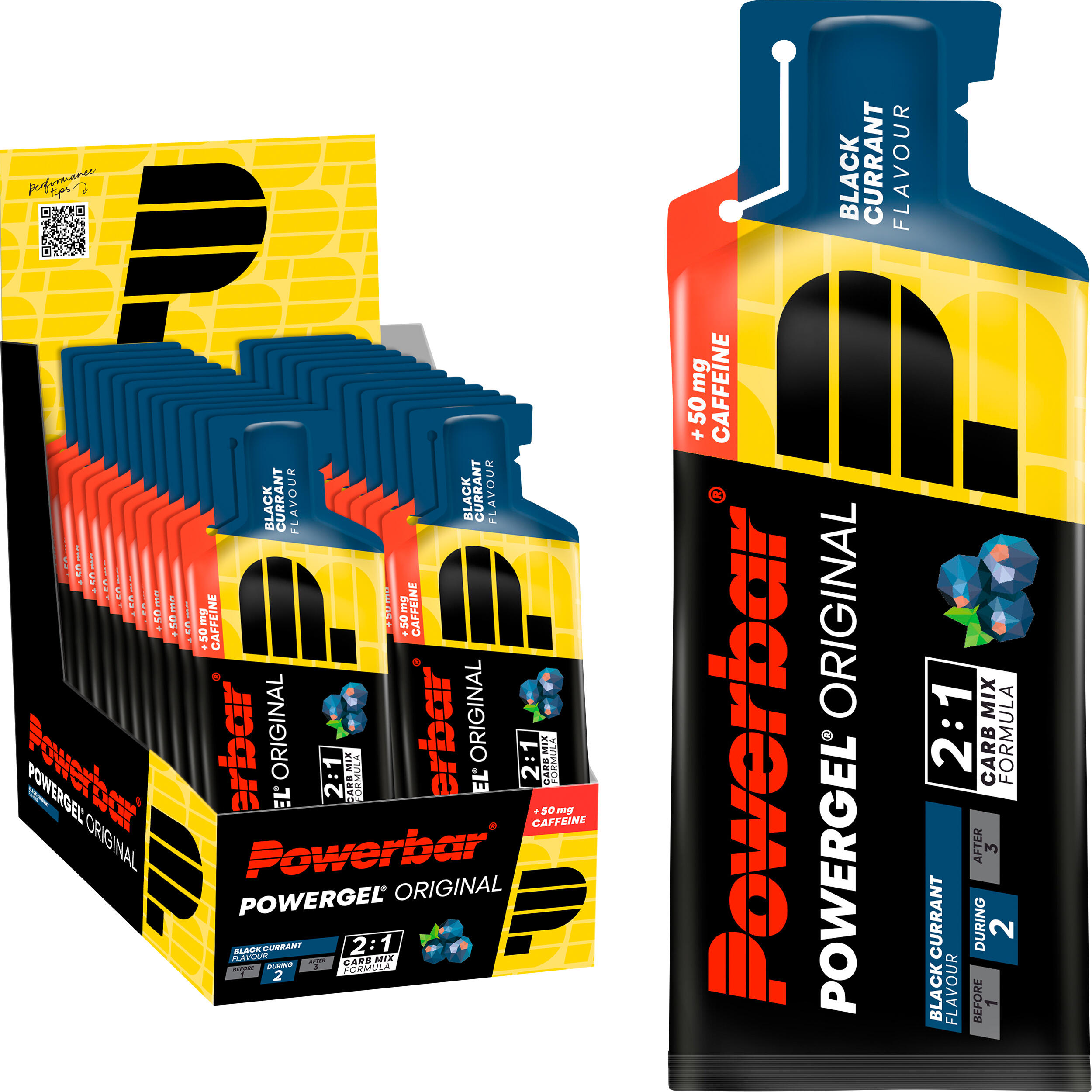 POWERBAR Energiegels - Powergel (24x41g) - Cassis