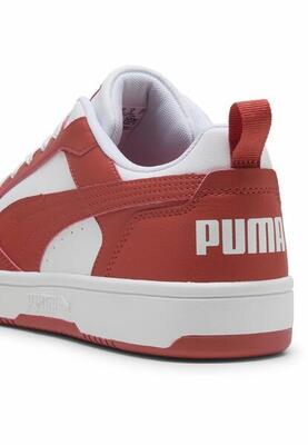 Rebound v6 low sneakers puma white red fire