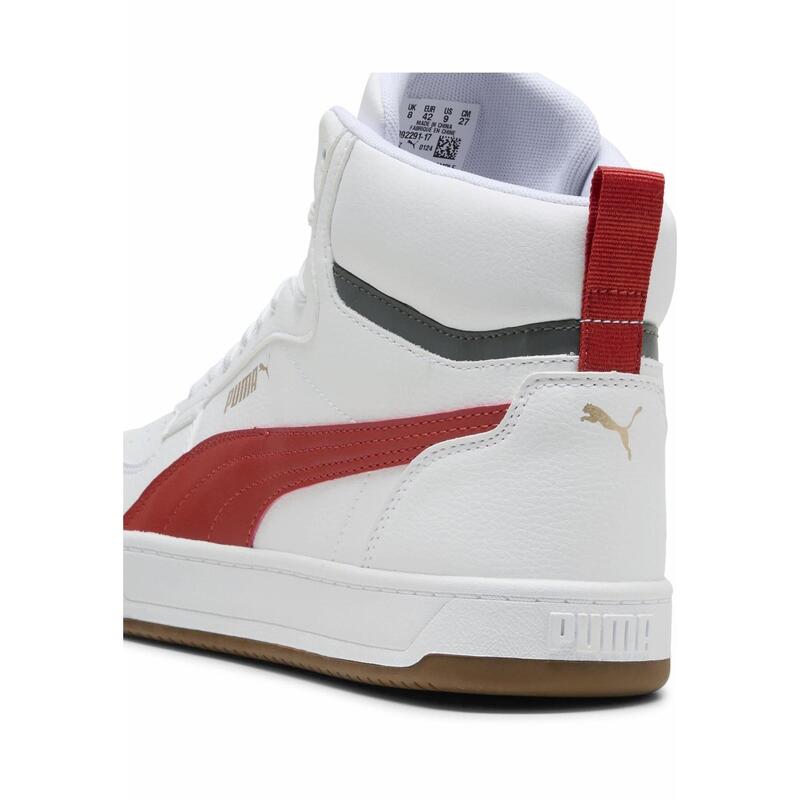 Tenisky Caven 2.0 Mid pro dospělé PUMA White Red Fire Gum Beige