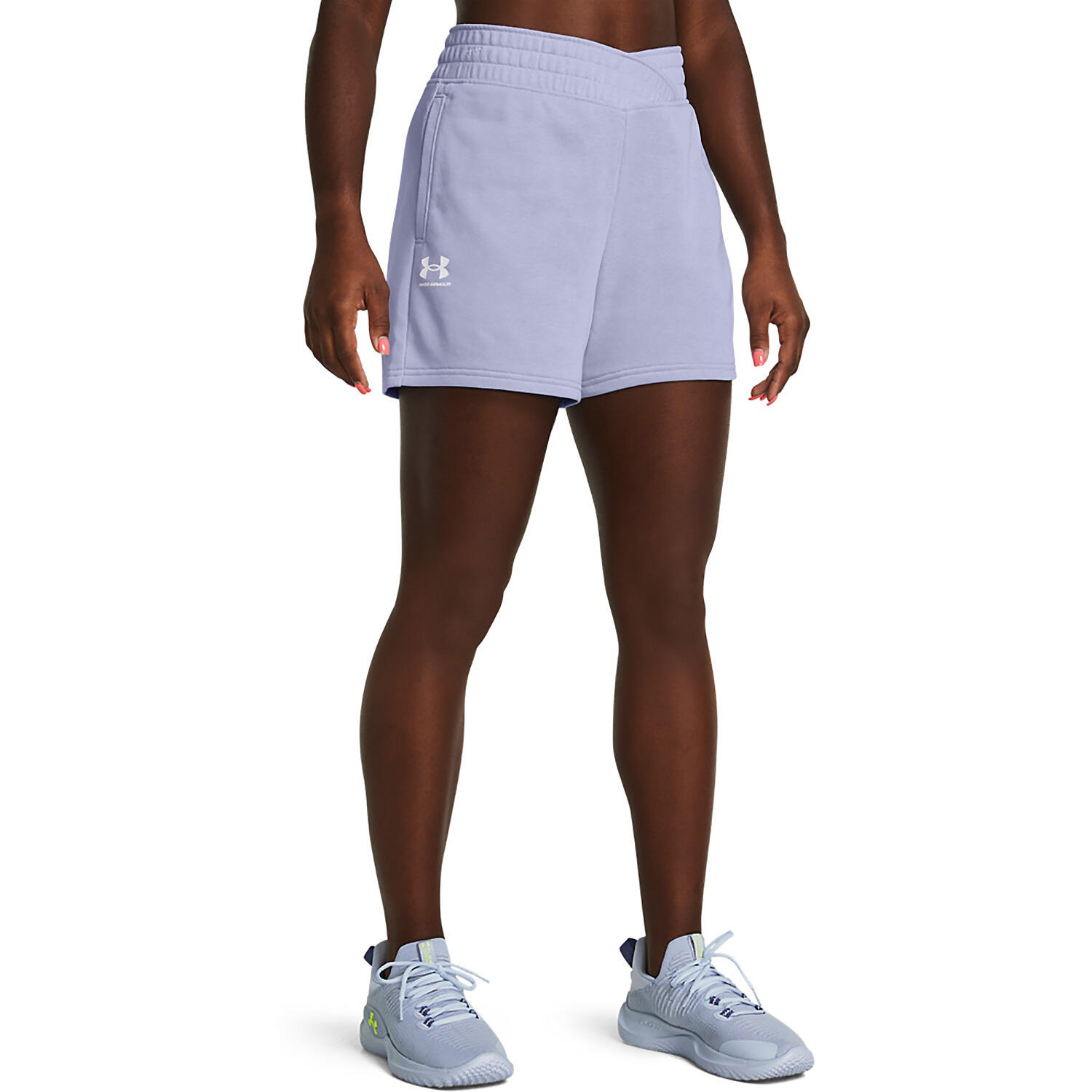 Short femme Under Armour Rival Terry 3/5