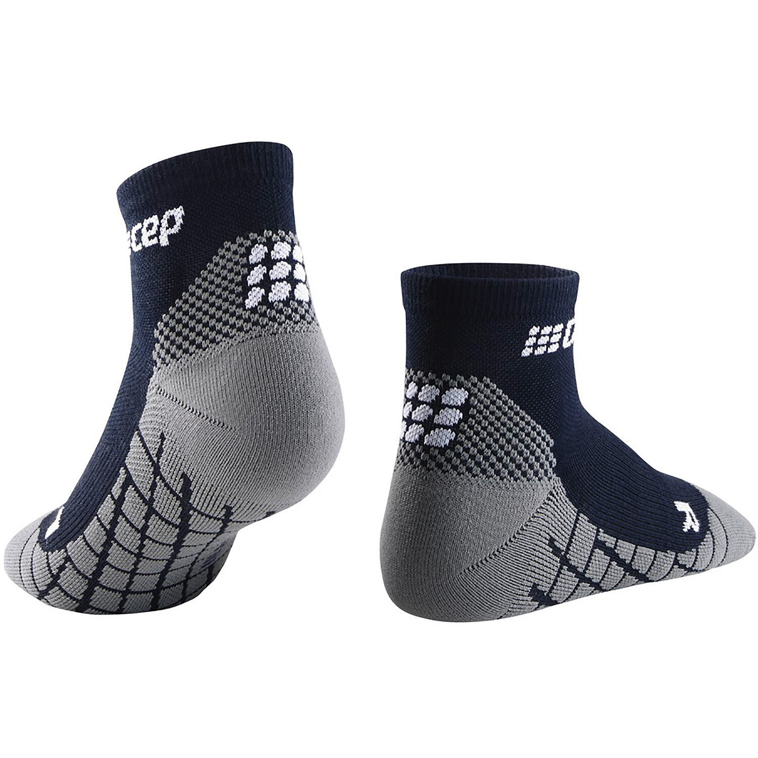 CEP Hiking Light Merino Low-Cut Compressie - Diep blauw/Zwart - Heren(42/45) 3/4