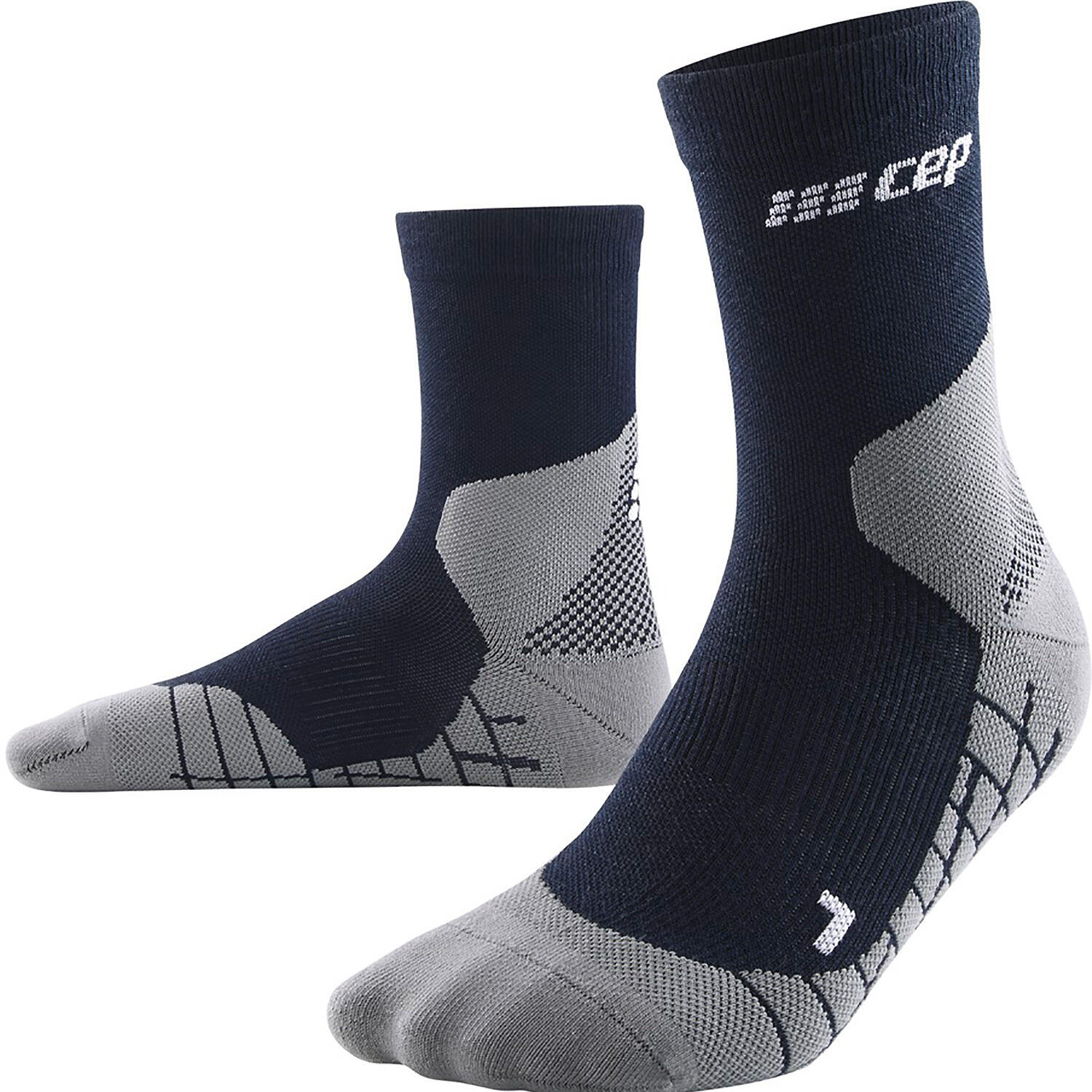CEP Hiking Light Merino Mid-Cut Compressie - Blauw - Heren 2/3