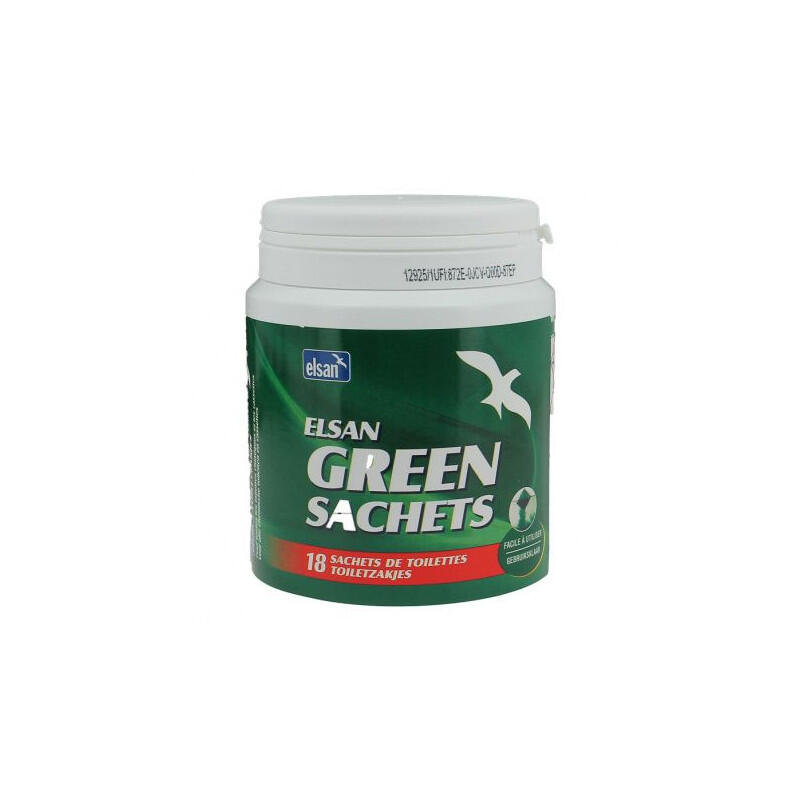 ELSAN Sacchetti detergenti per WC chimici verdi