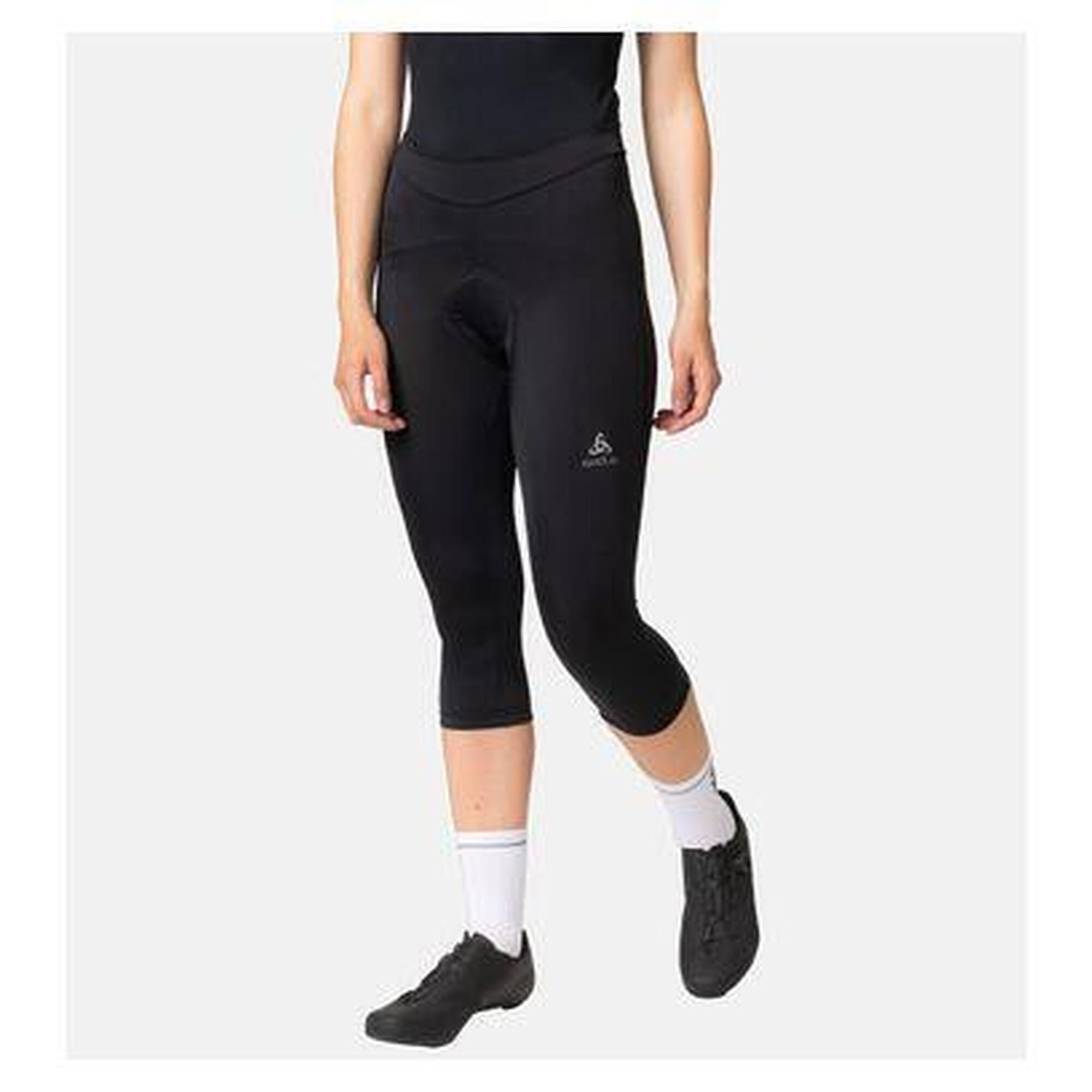 Cuissard 3/4 sans bretelles Odlo Essentials Femme Noir