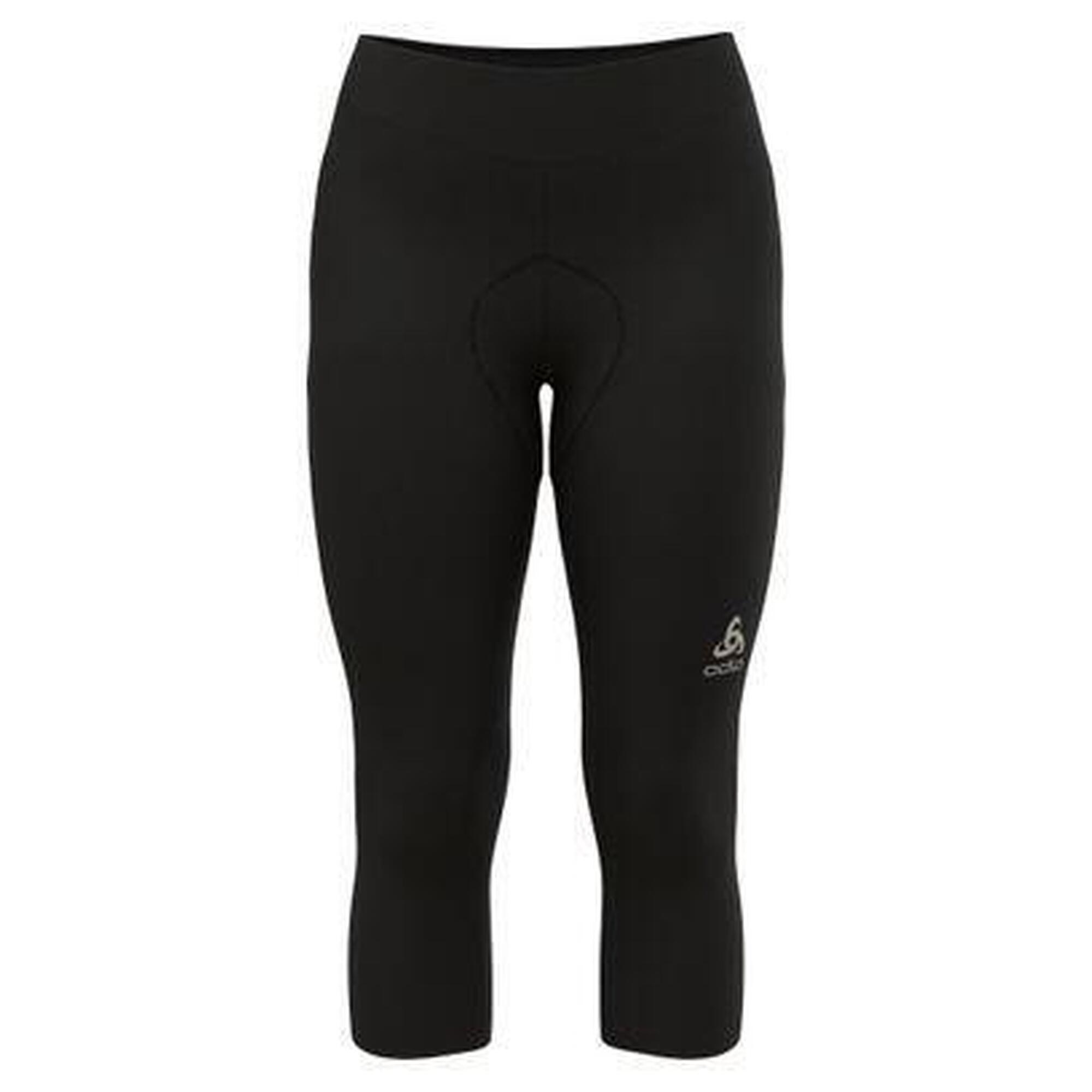 Cuissard 3/4 sans bretelles Odlo Essentials Femme Noir