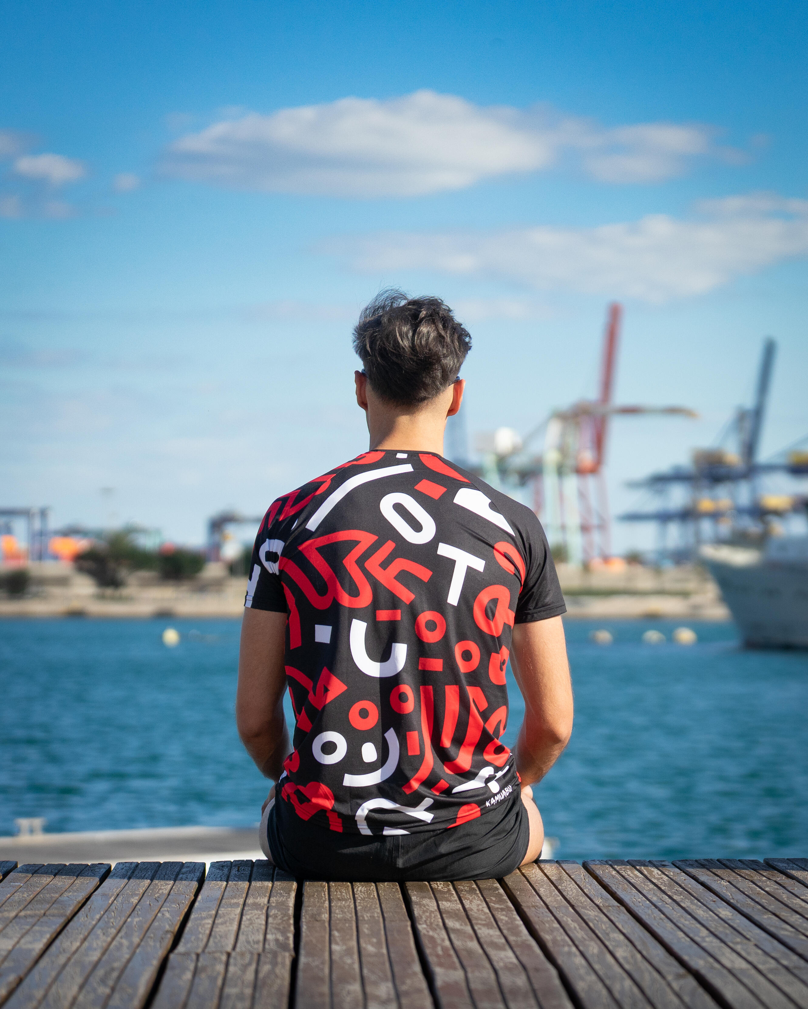 Camiseta Running Kamuabu Dystopian 1 Elástica Tallaje Hombre 5/6