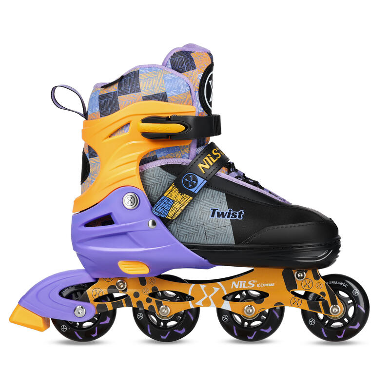 Patinele reglabile pentru patinaj recreativ Twist Nils Extreme NA13810