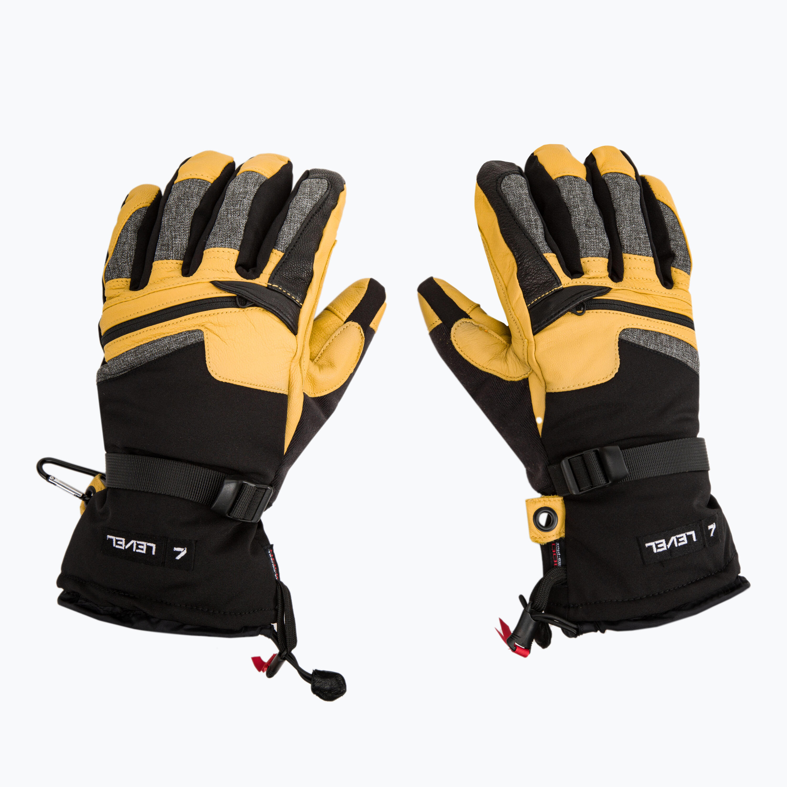 Rękawice snowboardowe męskie Level Ranger Leather 3/5