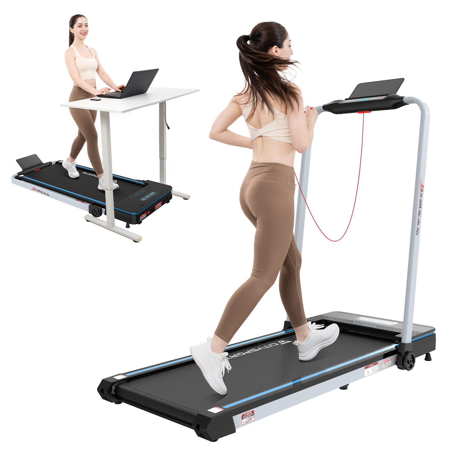 Bieżnia składana, Citysports, 1400W, WP3, 1-12km/h