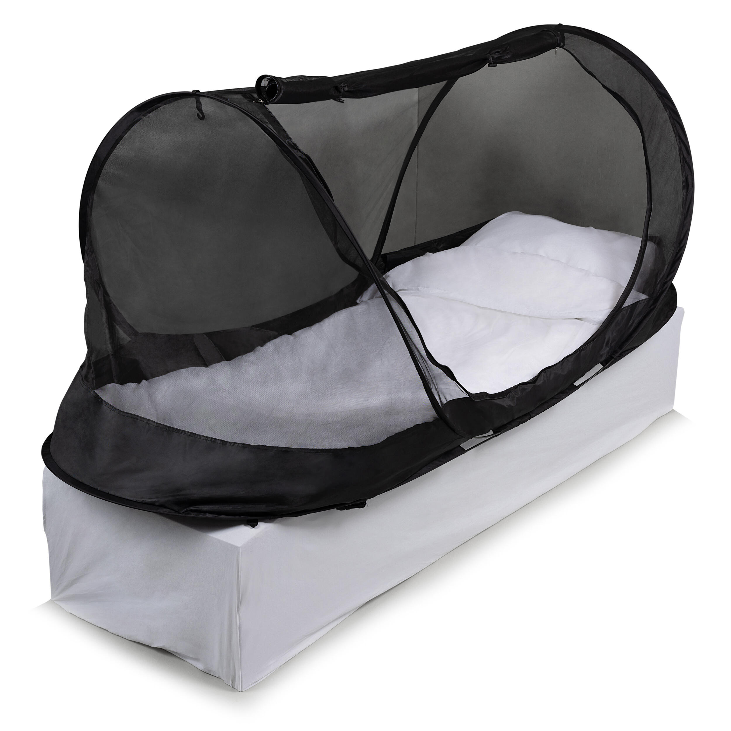 Tente moustiquaire Travelnet imprégnée, L210x W80x H85cm, noir, 1 personne 2/7