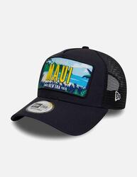 Casquette Hawai Maui New Era A-Frame Trucker bleu marine