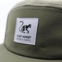 Casquette 5 panneaux montagne et trekking – imperméable (Olive) 4/7