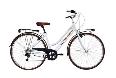 Bici Muscolare - Coppi Amalfi 28" Donna Bianco