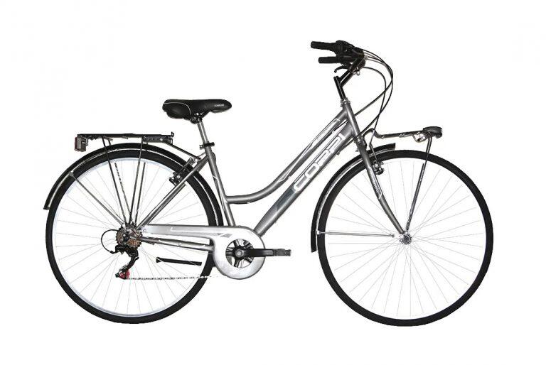 COPPI Bici Muscolare - Coppi Beverly Donna 28" Argento