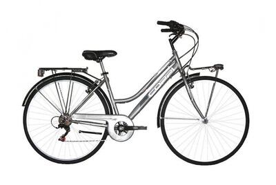 Bici Muscolare - Coppi Beverly Donna 28" Argento