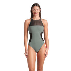 Maillot de bain une-pièce Femme - Mesh Panels Swim Pro Back