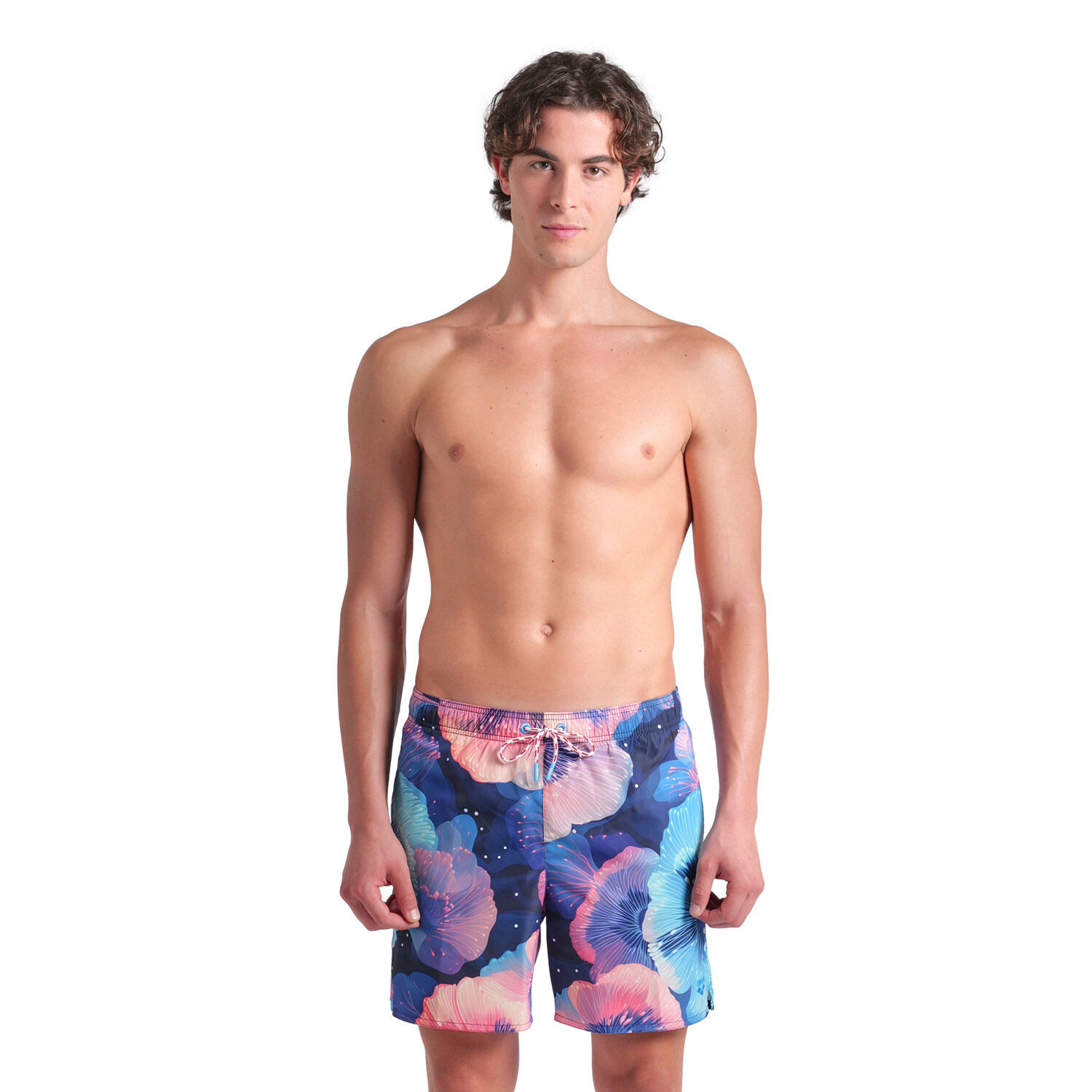 Arena - Shorts De Bain Homme - Water Prints Allover - Maillot De Bain 1 Pièce - Orange - 40 M - Decathlon