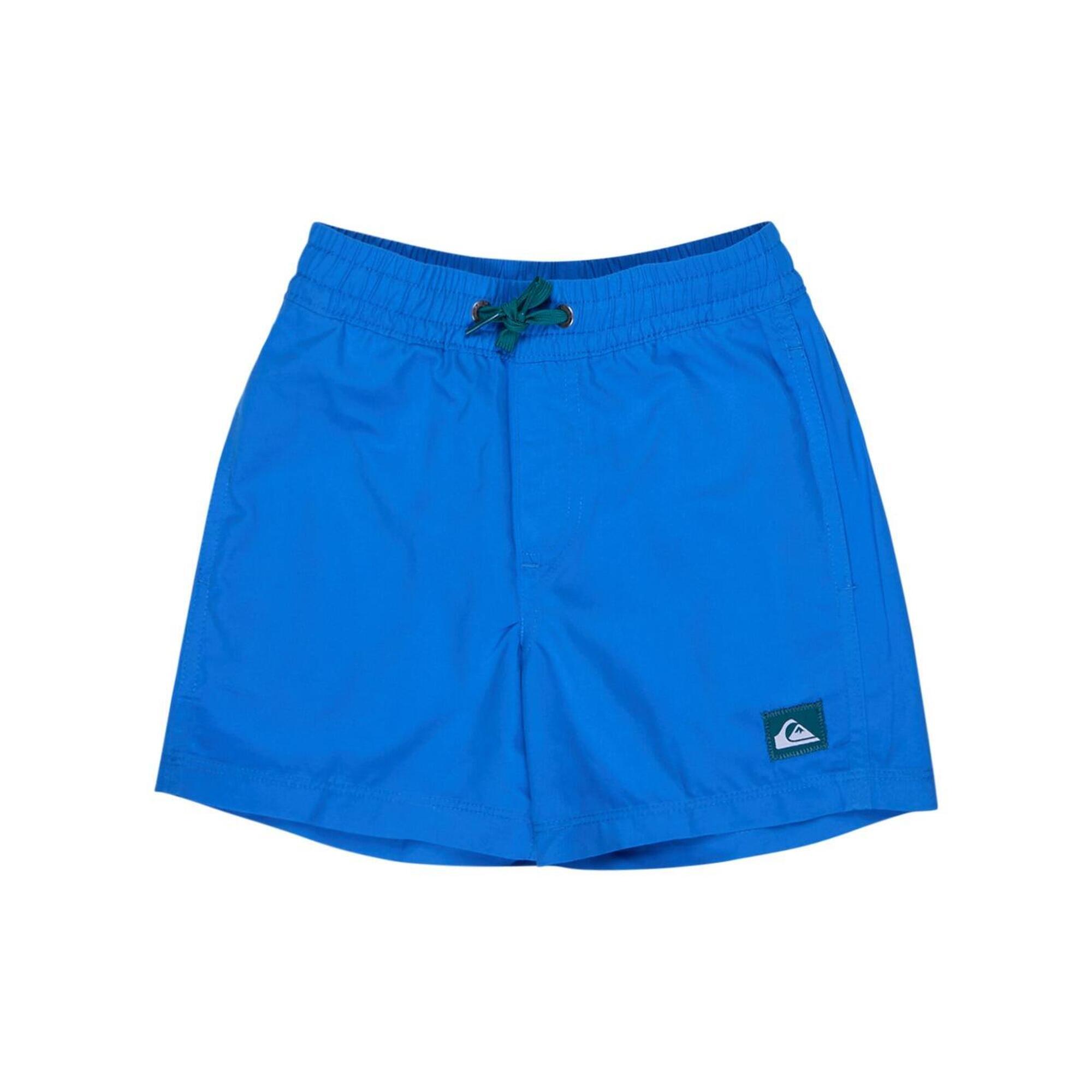 Quiksilver - Short De Bain Everyday Solid 12" Bleu Jeune Garçon - Boxer De Bain - Bleu -  6 À 8 Ans - Decathlon