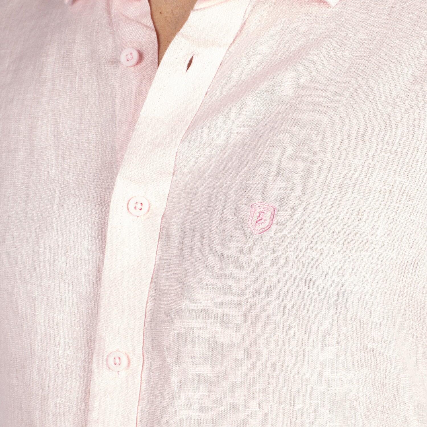 Chemise en lin natural homme 3/6