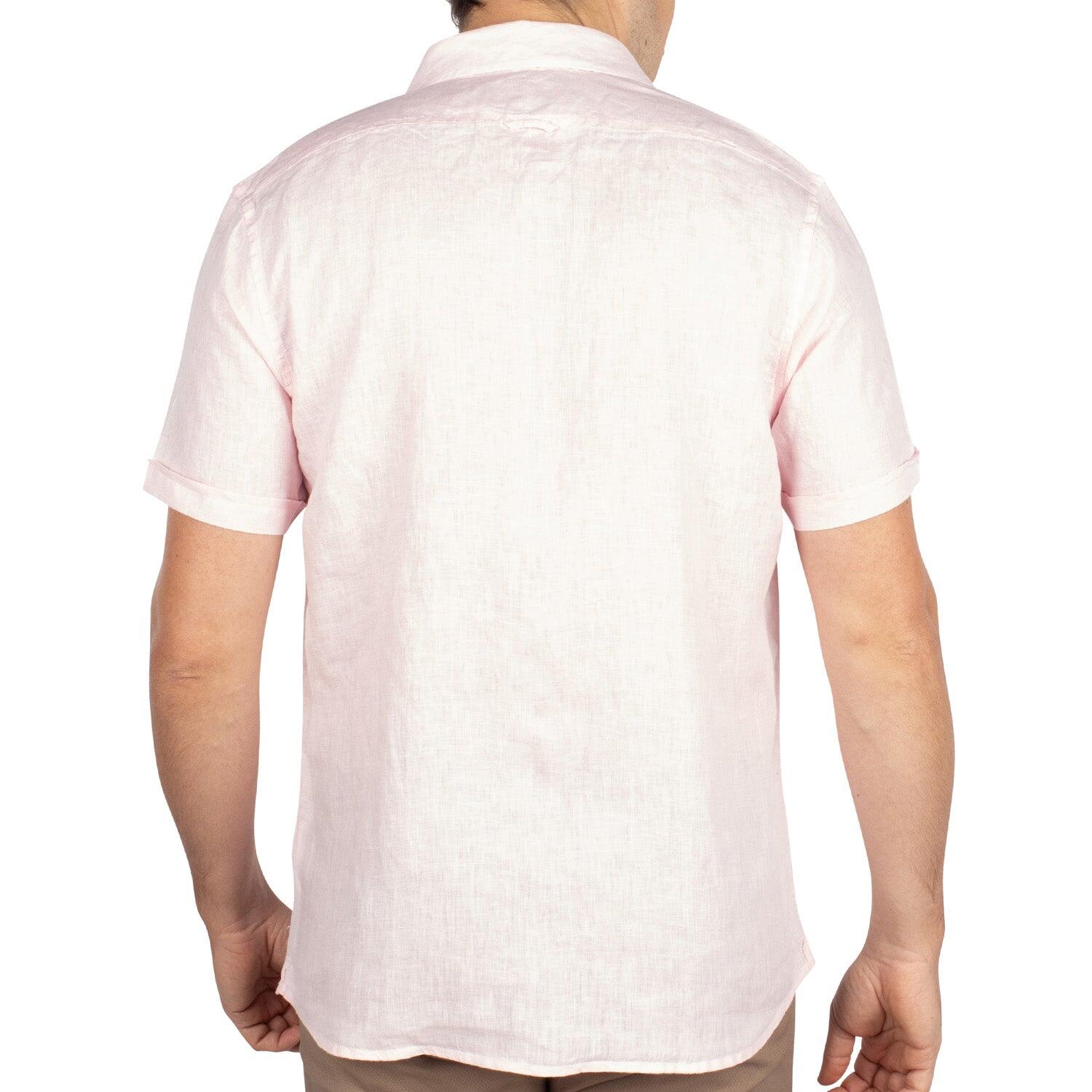 Chemise lin manches courtes homme 2/5