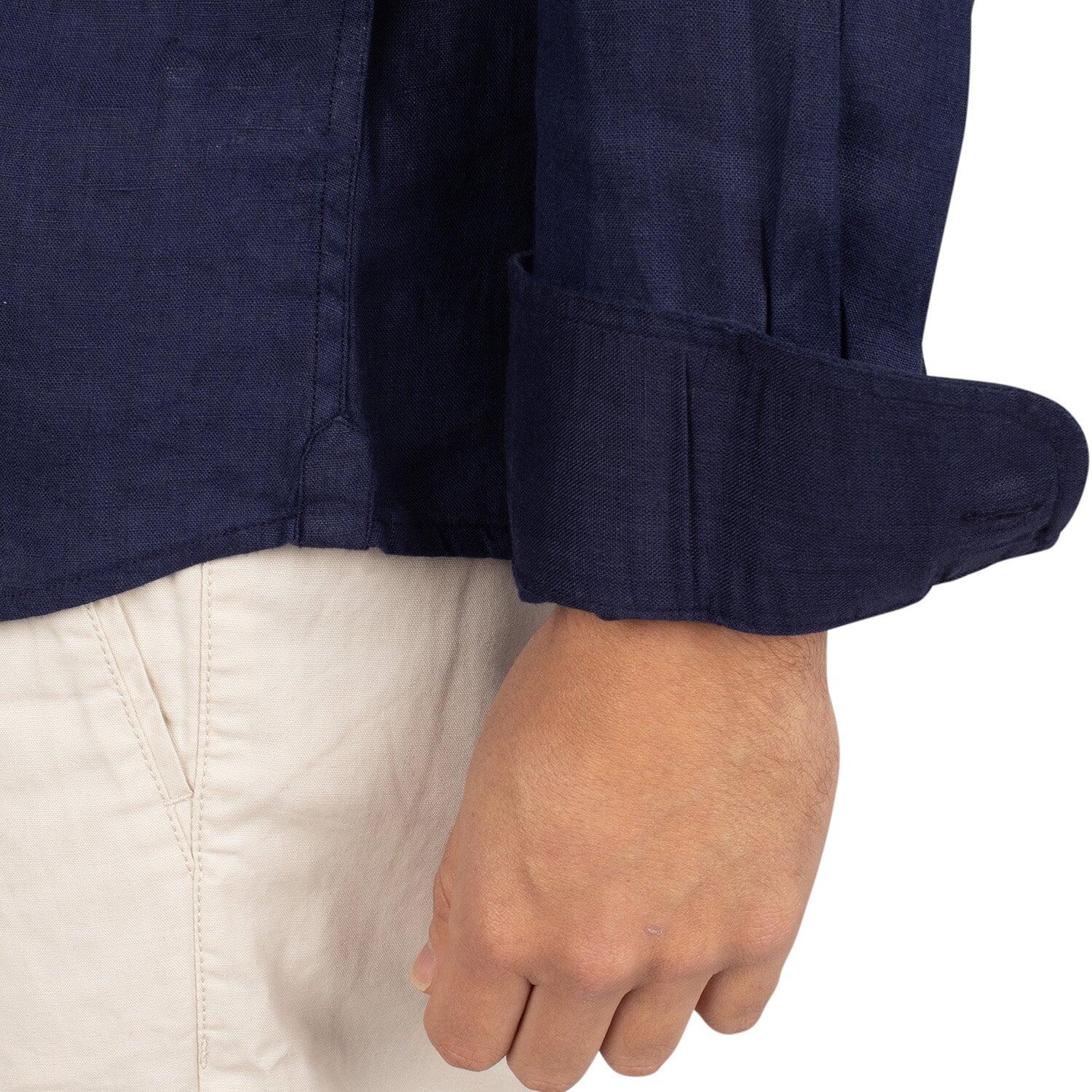 Chemise en lin natural homme 5/6
