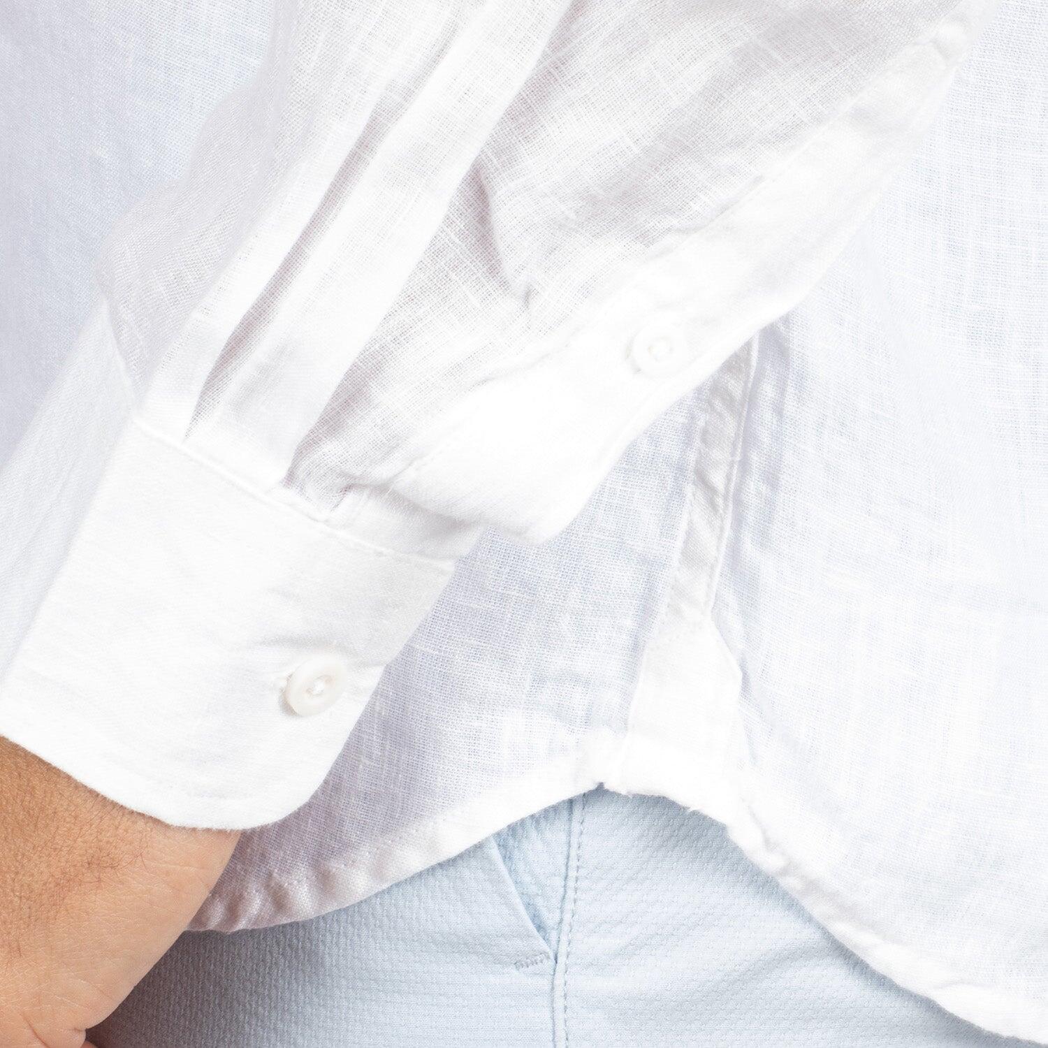 Chemise en lin natural homme 6/6