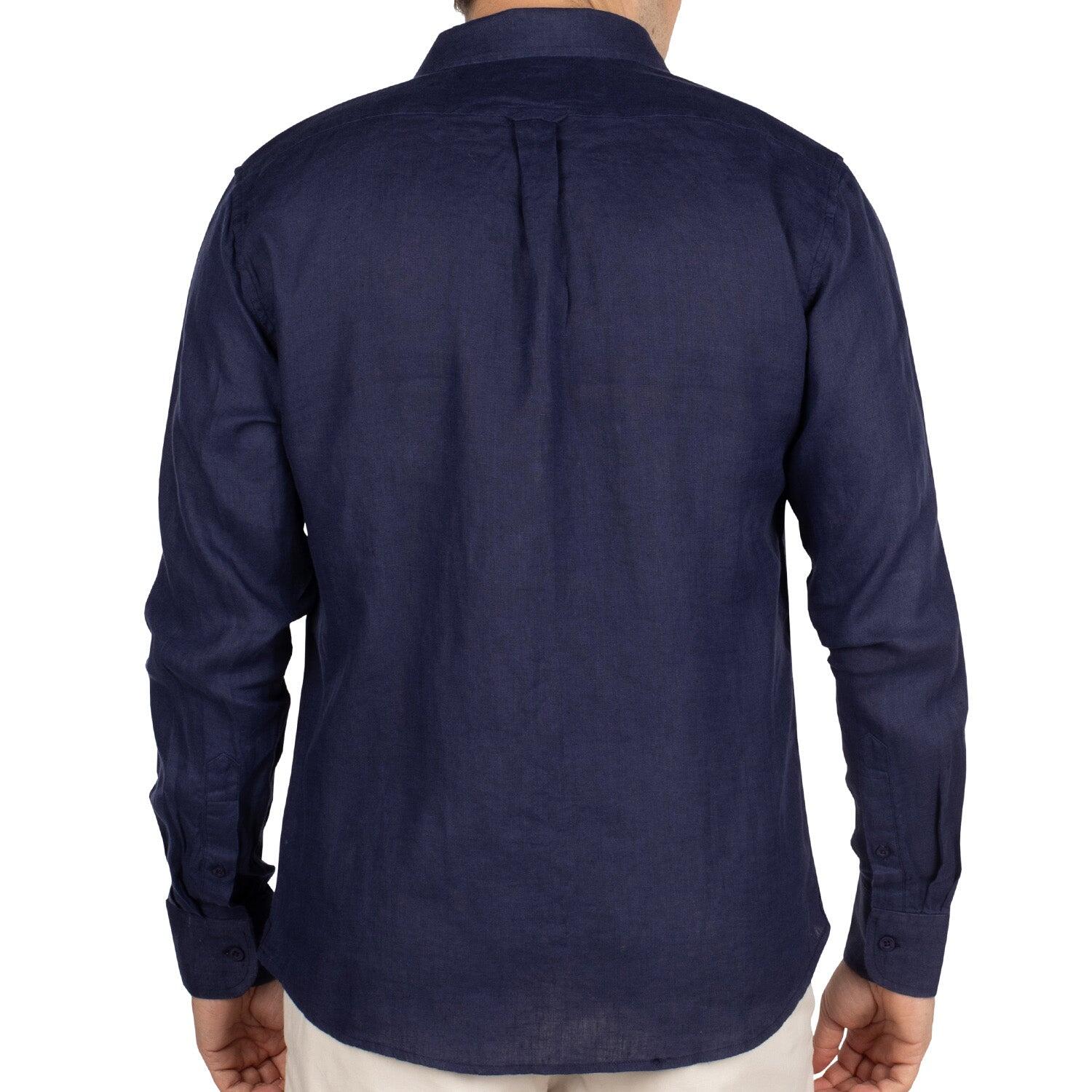 Chemise en lin natural homme 2/6